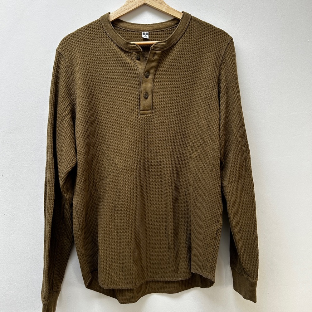 Uniqlo Waffle Henley